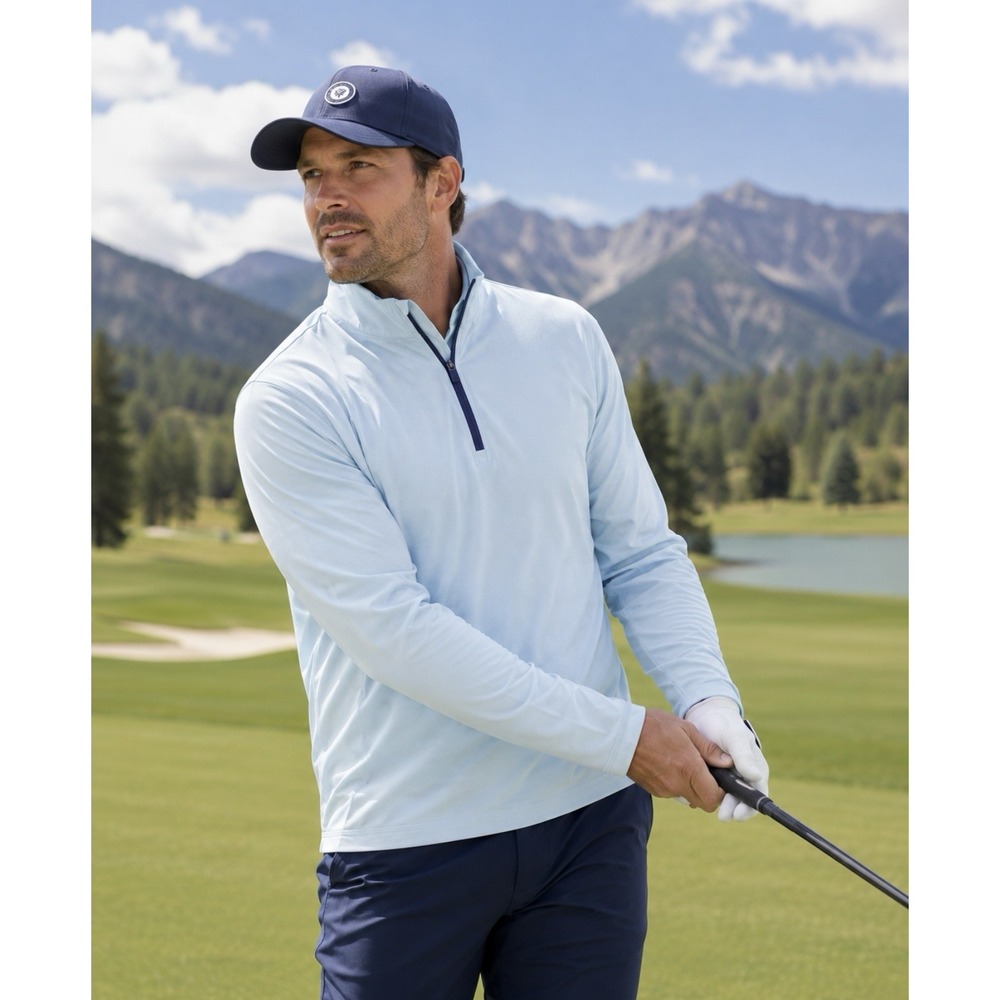 Greyson Golf 1/4 Zip Performance Stretch Pullover Mens Size XL Coastal Preppy